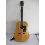 A Westville six string acoustic guitar - model number 132870, with carry case