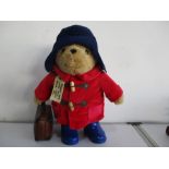 A Paddington Bear soft toy