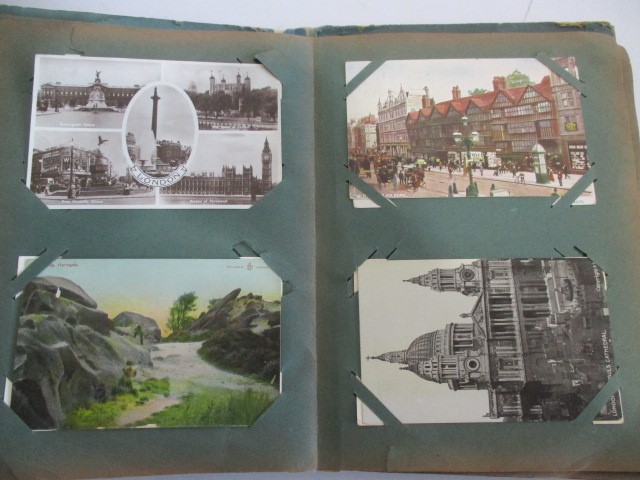 Two albums of vintage postcards - Image 15 of 63