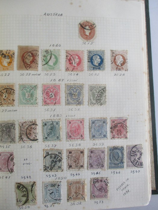 A album of stamp from countries including Afghanistan, Albania, Argentina, Austria, Belgium, Brazil, - Image 22 of 119