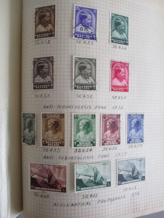 A album of stamp from countries including Afghanistan, Albania, Argentina, Austria, Belgium, Brazil, - Image 77 of 119