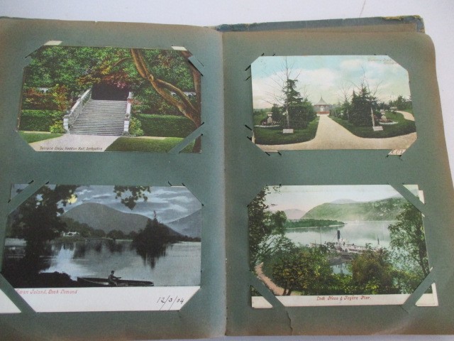 Two albums of vintage postcards - Image 23 of 63