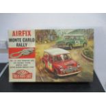 A boxed Airfix Monte Carlo 1:32 scale Scalextric motor racing set