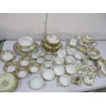 An assortment of part tea sets including "Noritake" etc.