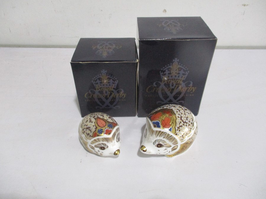 A pair of Crown Royal Derby paperweights in the form of Hedgehogs - Image 12 of 13