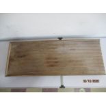 A teak draining board