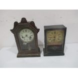 Two American mantle clocks