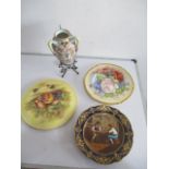 A collection of china including two Aynsley pieces etc.