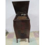 A Melogram cabinet gramophone