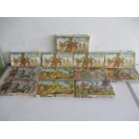 Twelve Airfix boxed (unchecked) second world war 1;32 model soldiers