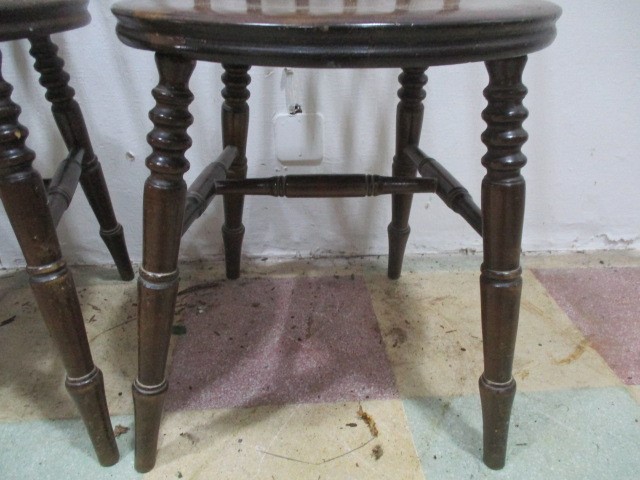 Three vintage dining chairs - Image 4 of 4