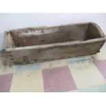 An elm rustic trough- A/F