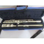 A John Packer Ltd silver plated flute