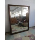 Large bevelled edge mirror