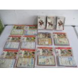 A collection of Airfix collectors series 54mm construction kits including eight American soldier