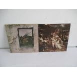 Led Zeppelin IV original press vinyl record (red & plum label), along with Led Zeppelin In Through