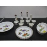 A collection of Royal Worcester Evesham china