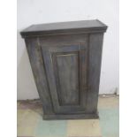 A painted single door cupboard - possibly Indian