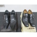 Two pairs of mens shoes, Gucci (size 7) and Barker (8.5)