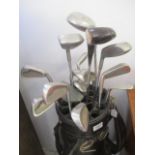 A set of 14 Golf clubs