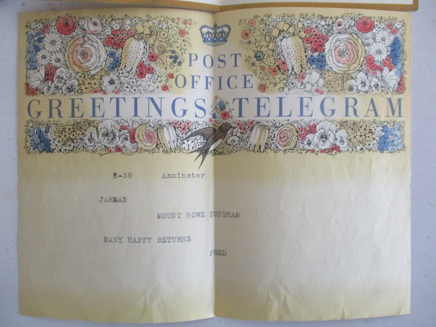 A small quantity of postcards and telegrams etc. - Image 8 of 13