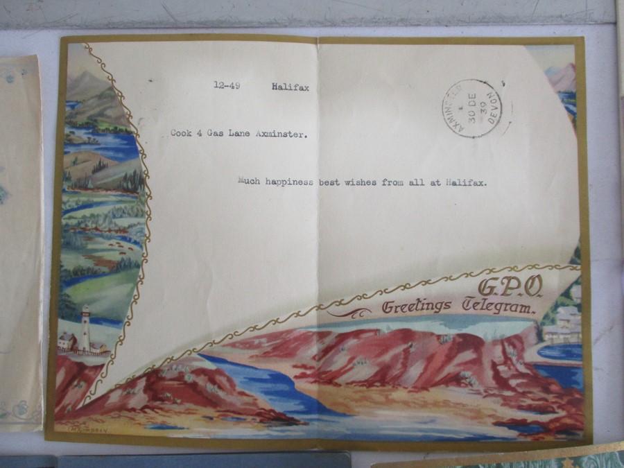 A small quantity of postcards and telegrams etc. - Image 12 of 13