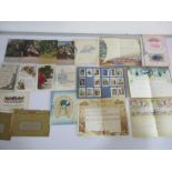 A small quantity of postcards and telegrams etc.