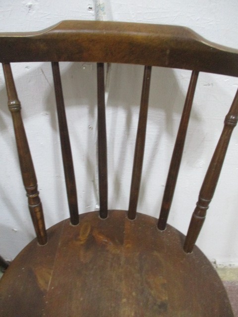 Three vintage dining chairs - Image 3 of 4