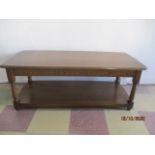 An Ercol dark wood coffee table