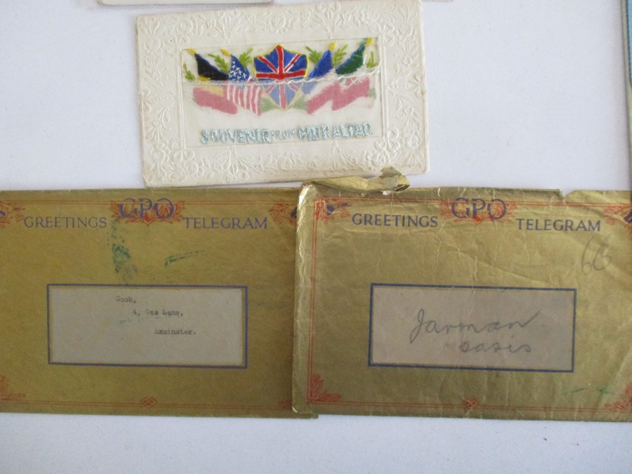 A small quantity of postcards and telegrams etc. - Image 5 of 13