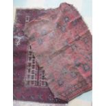 Two redground eastern rugs A/F