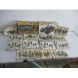 A collection of boxed (unchecked) Revell Italaerei model kits including two tanks, two anti tank