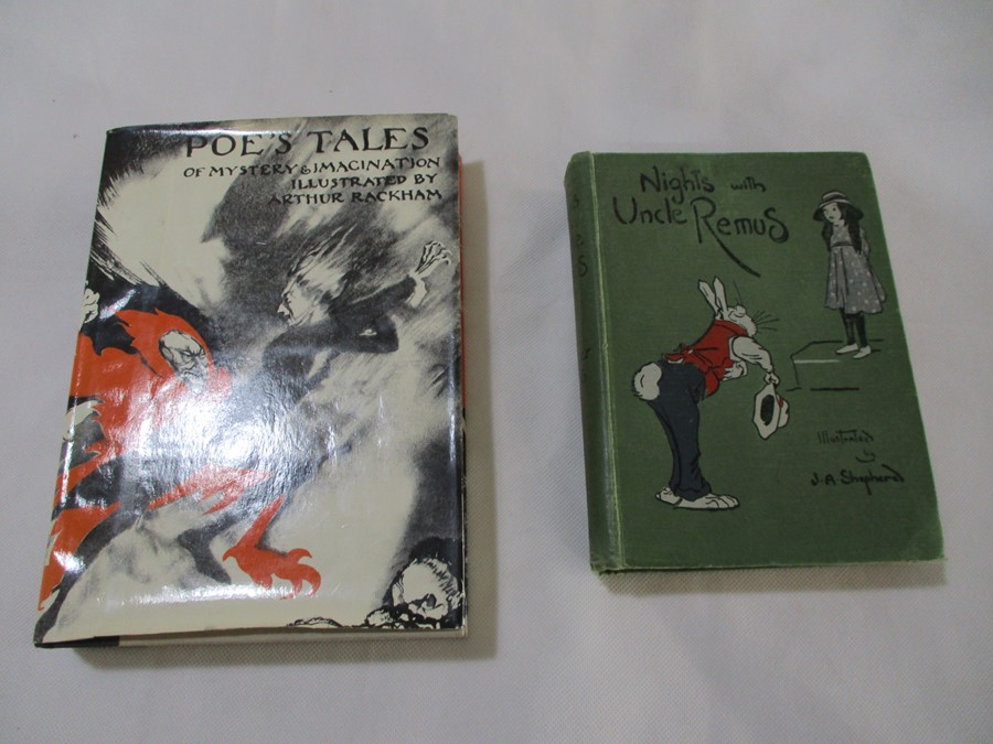 Two hardbacks "Poe's Tales" by Edgar Allan Poe, illustrated by Arthur Rackham with dust jacket. - Image 6 of 10