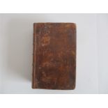 Hardback "Domestic Medicine" by Willian Buchan. Bound in full leather. Later reback with five