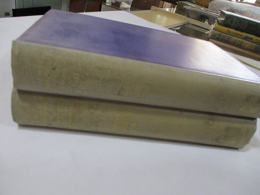 Two hardbacks "The Place Names of Devon" by J.E.B. Gower, A. Mawer and F.M. Stenton. Bound in purple - Image 2 of 4