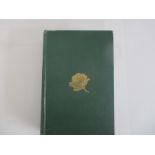 Hardback "Dictionary of Everyday Gardening" by Beeton. Bound in green cloth and decorations on front