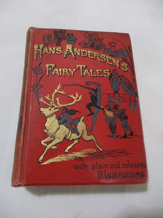 Hardback "Hans Anderson's Fairy Tales - A New Translation" by Mrs H.B. Paull. Bound in red decorated