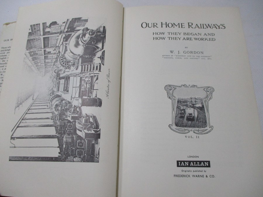 Hardback "Our Home Railways" by W.J. Gordon. Bound in red cloth with gold lettering on spine with - Image 3 of 4