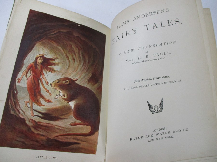 Hardback "Hans Anderson's Fairy Tales - A New Translation" by Mrs H.B. Paull. Bound in red decorated - Image 3 of 4