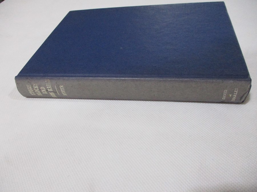 Hardback " Stone Blocks and Iron Rails" by Bertram Baxter. Bound in blue cloth with silver lettering - Image 2 of 4