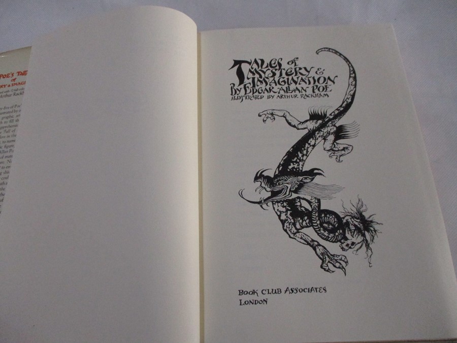 Two hardbacks "Poe's Tales" by Edgar Allan Poe, illustrated by Arthur Rackham with dust jacket. - Image 3 of 10