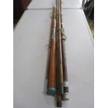 Two fishing rods including an Allcock's Solent