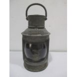 A vintage ships lamp (stern)