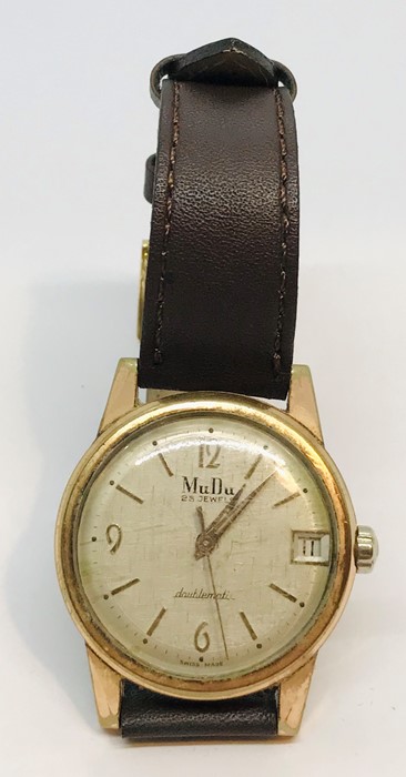 A MuDu doublematic gentleman's wristwatch - Image 3 of 3