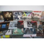 A collection of 12" vinyl records including progressive rock, soul, 60's, 70s, etc. Artist include
