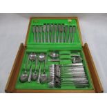 A Viners "Country Garden" stainless steel 44 piece cutlery canteen