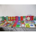 A collection of ordnance survey maps with assorted road maps, travel guides including Michelin etc
