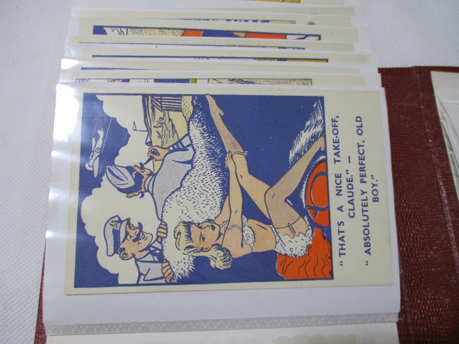A collection of vintage novelty postcards - Image 19 of 36