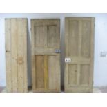 Three pine doors