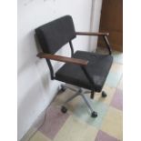 A Stride mid century office chair